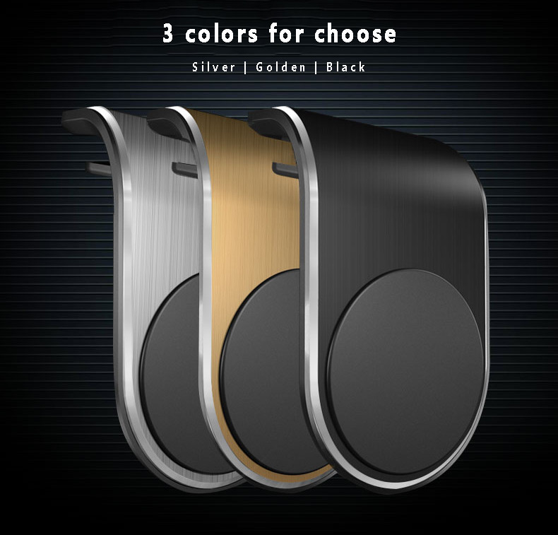 Magnetic Car Vent Phone Mount Anti-Slip Anti-Scratch Super Strong Magnets 360 Degree Rotation