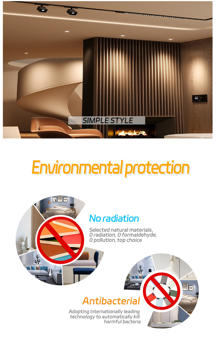 Carbon Panel Material Skin Feel Bamboo Charcoal Fiber Interior Decorative Wall Panel