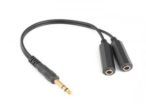 Buy cheap Flexible Y Splitter Audio Visual Cables For Headphone Microphone Speaker product