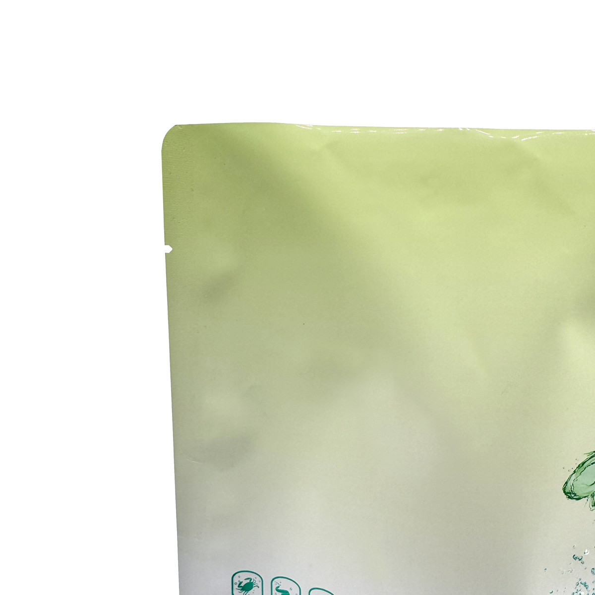 Custom Design Aluminium Laminated Green Stand Up Pouch With High Barrier Property