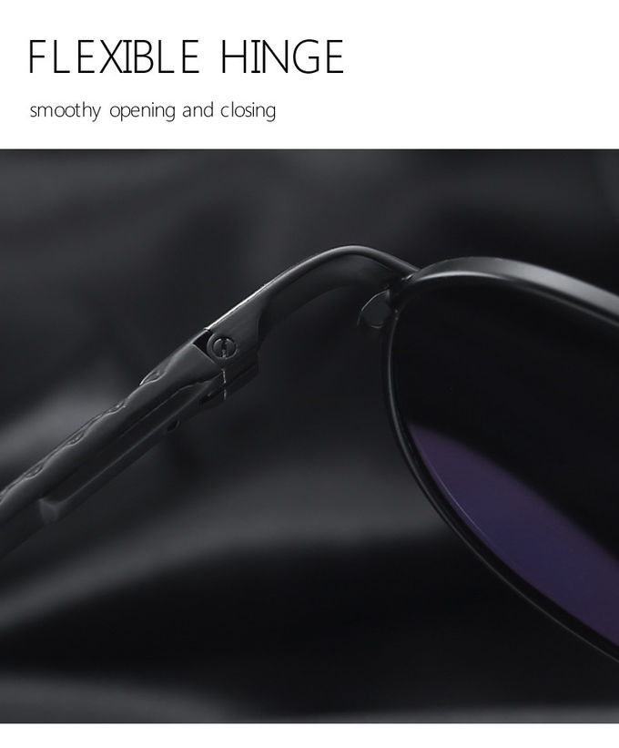 Stylish UV400 Polarized Sunglasses Black Square Unisex Vendors Trendy Mens