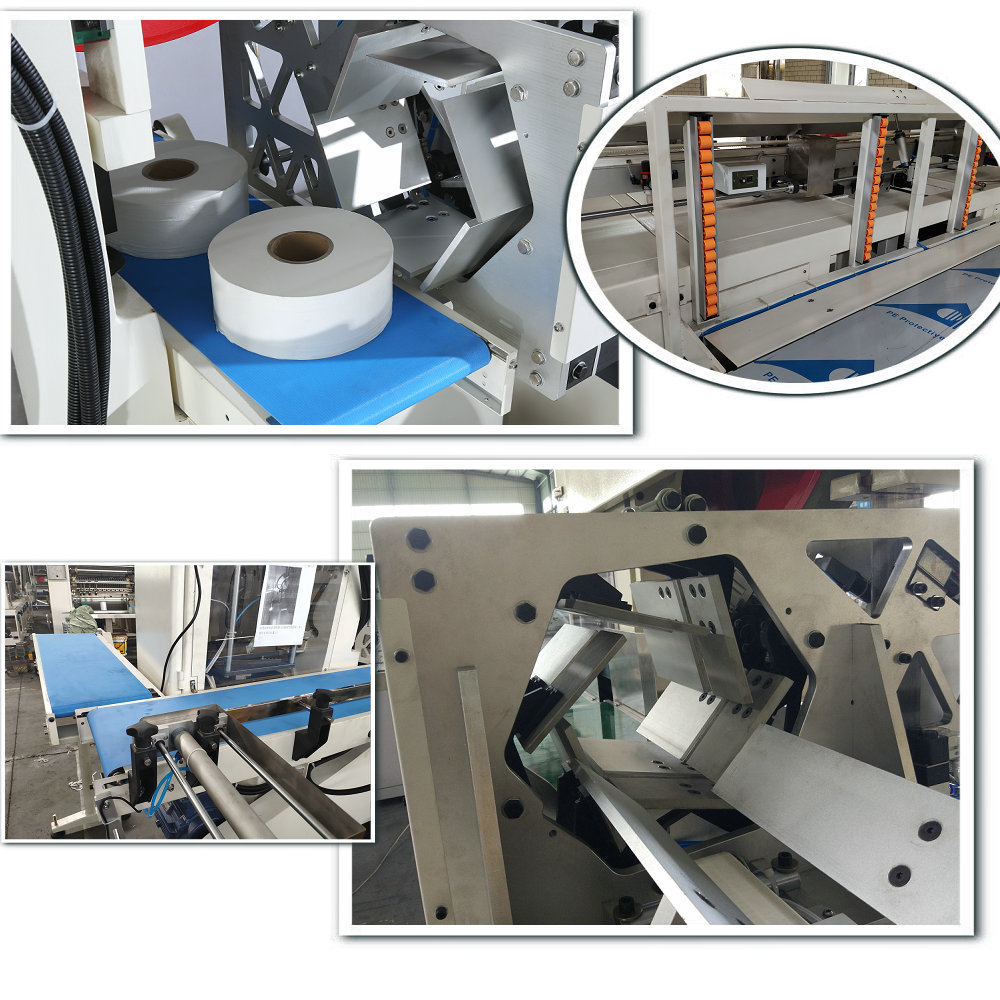 15KW PLC Toilet Paper Cutting Machine Inverter Drive Single Channel