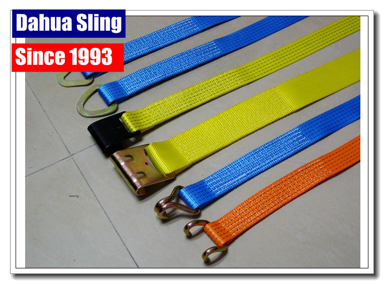 Lightweight Truck Rack Ratchet Strap Webbing Roll Customized Color / Size