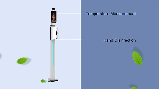 Dynamic Touchless Soap Dispenser 0.3m Facial Recognition Attendance