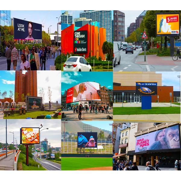 UHLED P4 P6 P8 P10 LED Screen Outdoor High Brightness LED Advertising Screen Digital Signage LED Billboard Outdoor Led Display