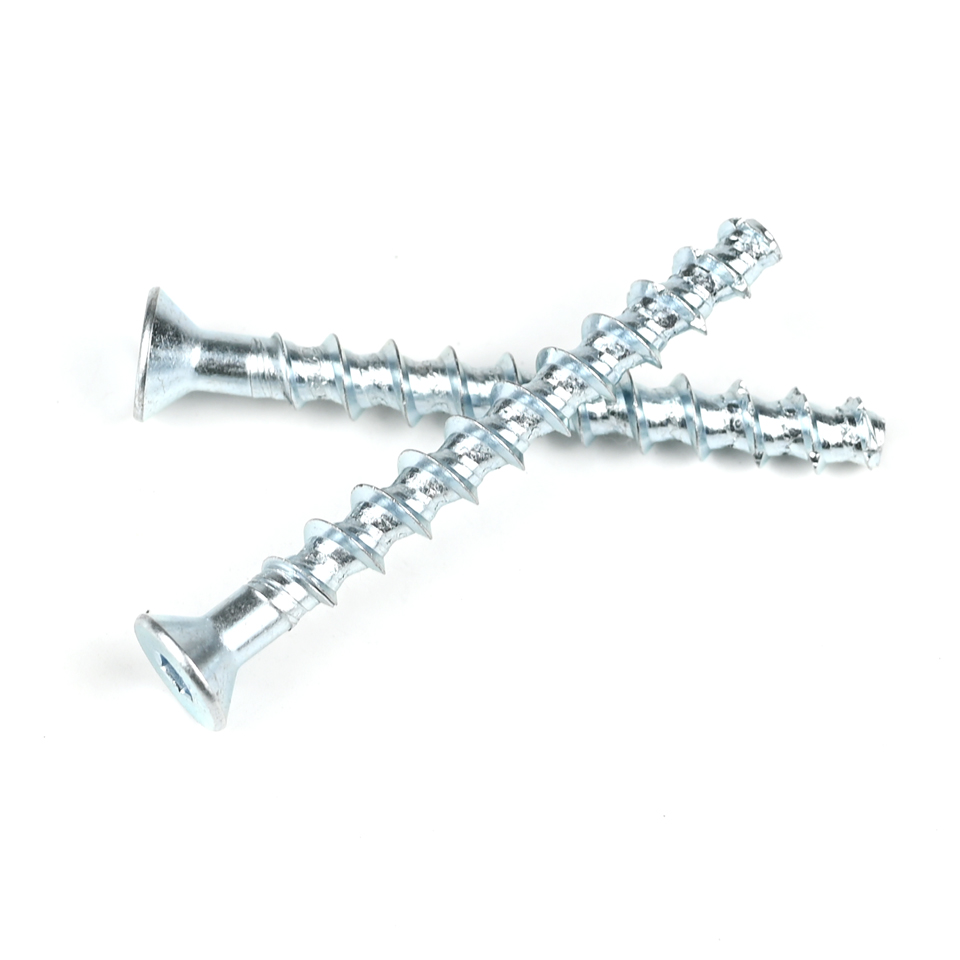 SUS410/SUS410 SUS304/10B21/1022 Hex Socket Csk Head Concrete Screw for Concrete Building