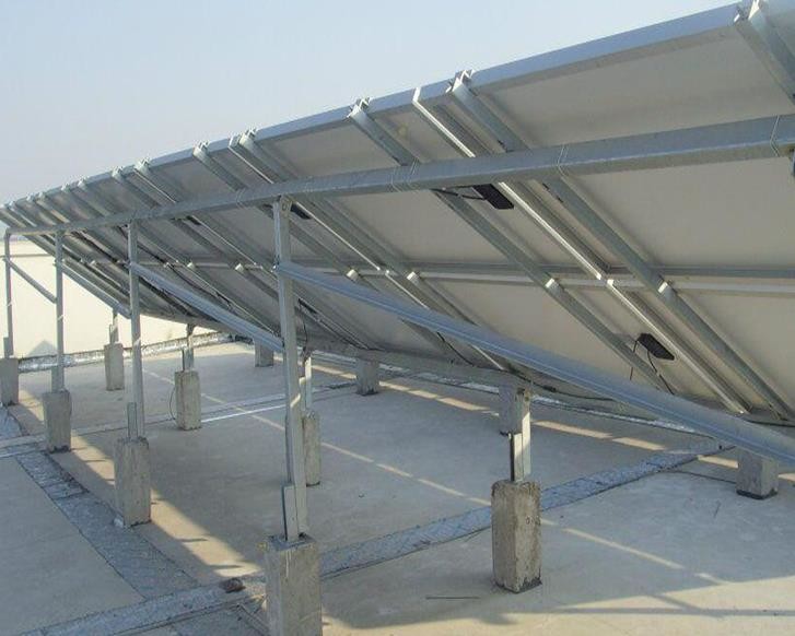 Thickness 0.5mm - 15mm Galvanized Steel solar ground mounting system solar bracket
