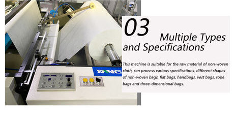 Multifunctional Non Woven Bag Manufacturing Machine 2600KG
