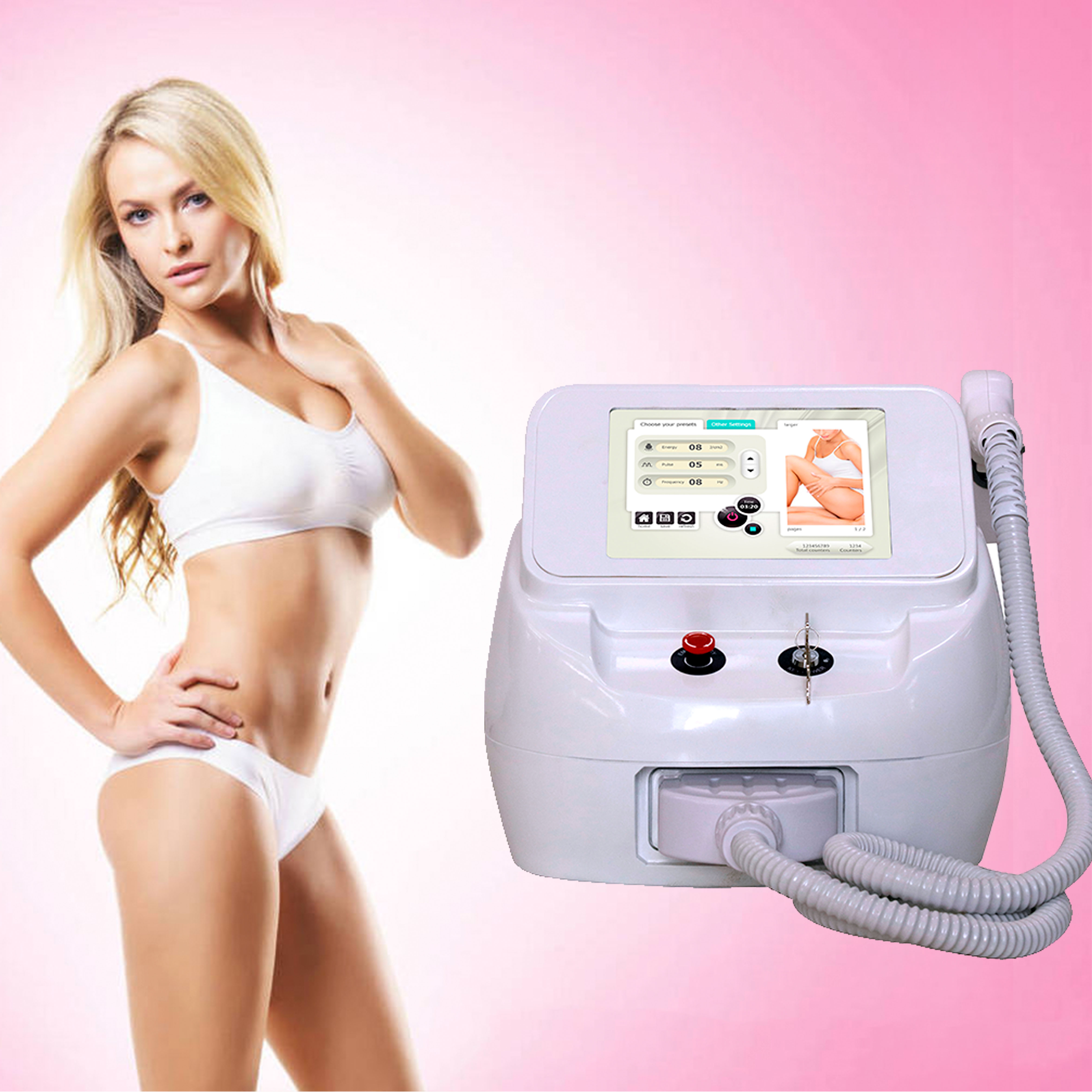 Medical grade Portable Diode Laser 3 Wavelength Laser Hair Removal Machine Clinic
