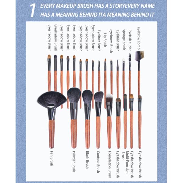 204A14024 24PCS Professional Makeup Brush Set OEM ODM With Makeup Bag Factory
