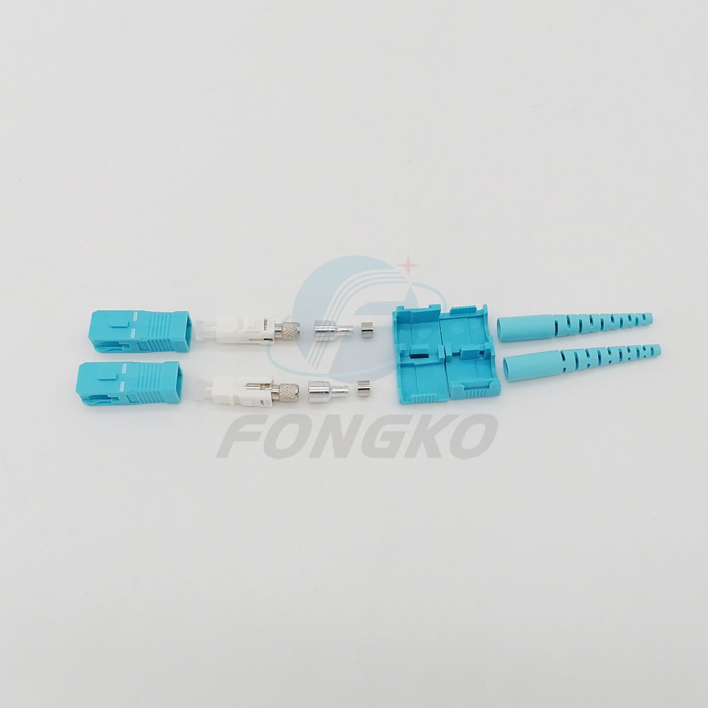 FTTH FTTB Sc Upc OM3 Duplex Fiber Optic Connector for Wide Area internet