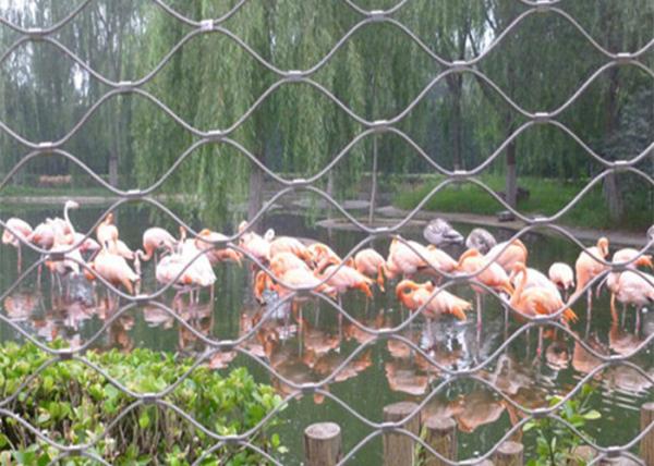 316 Ferrule Stainless Steel Bird Mesh Weather Resistant For Black Oxide Zoo Wire