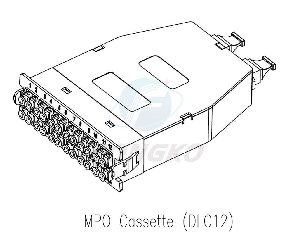 Data Center 3 RU Fix Odf Patch Panel 288 Ports