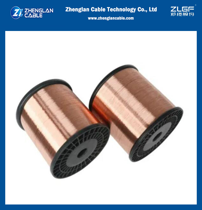 Copper Clad Steel High Conductivity 0.7mm/0.8mm/0.9mm For Cable Manufacturing CCS Wire