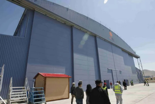 Portable Container Loading Metal Prefabricated H Steel Structural Airplane Hangar