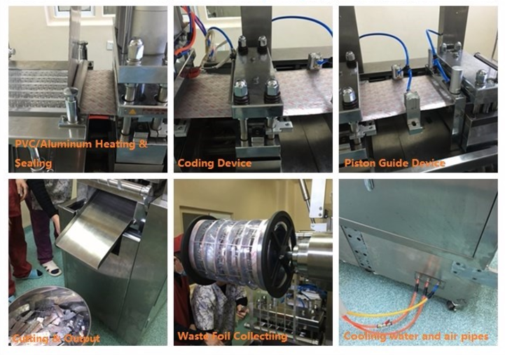 Small Automatic Blister Packing Machine For Paste Liquid Honey Jam Butter
