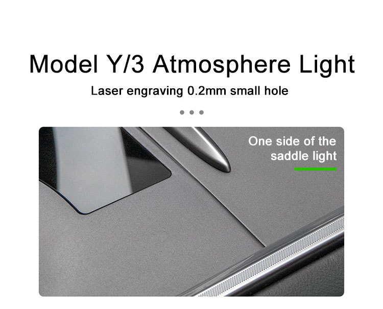 128 Colors Car Ambient Lighting Kit Tesla Model 3 Ambient Lighting 12V