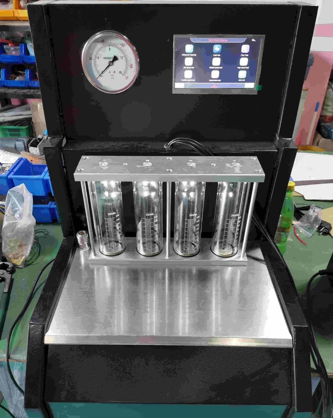 28KHZ Car Injector Cleaner Machine , Launch Injector Cleaner And Tester Machine ODM