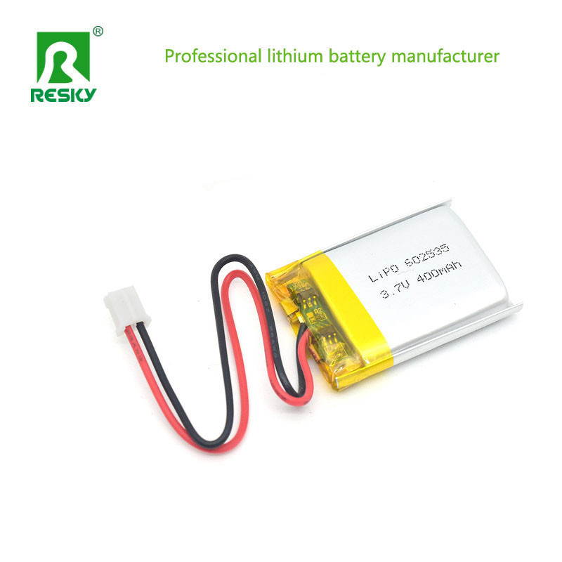 Square Lithium Polymer Battery Cell 602535 3.7V 4.2V 400mAh For Smart Watch