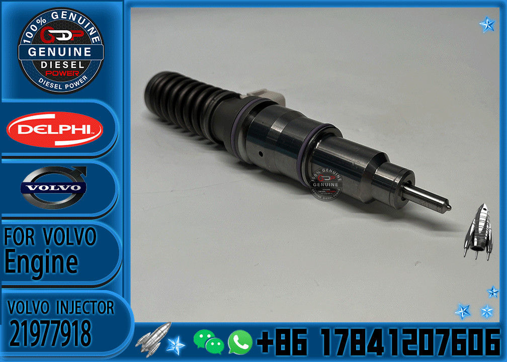Original Diesel Fuel Injector 21977918 BEBE4P02001 BEBE4P03001 22254576 E3.27 for Volvo Injector MD13 EURO 6