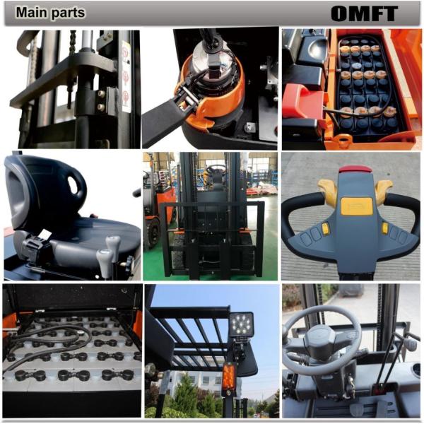 1.5 T Self-Unloading Electric Stacker Gradeability 5% Full Electric Powered Supply
