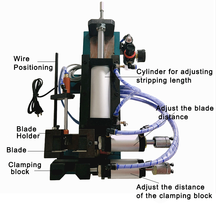 YH-310 Stripping Machine for Semi-Automatic Peeling of Multi-Core Power Cable Wire