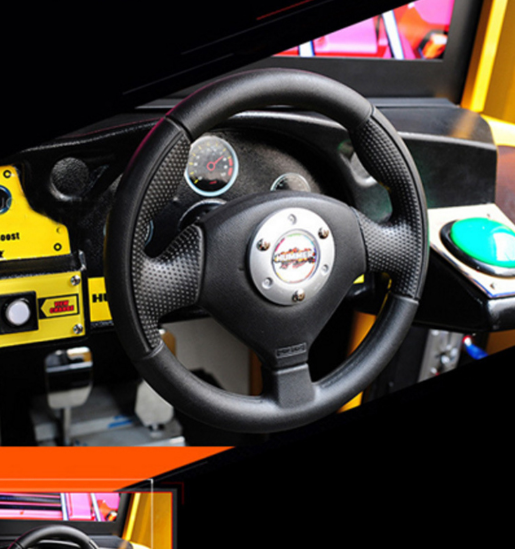 Customization Car Racing Arcade Game Machines Powerful Appearance Design