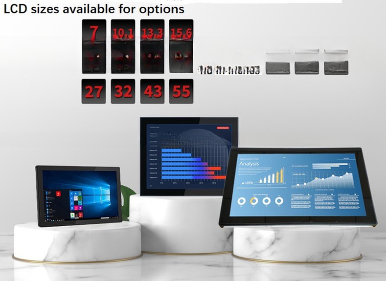 Rugged Embedded 12.1 Inch Touchscreen Industrial Linux PC For SCADA HMI