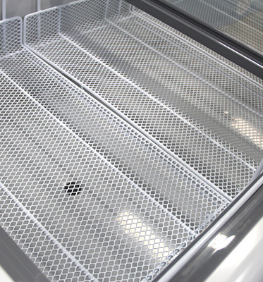 Commercial Upright Freezer Glass Door Direct Cooling Refrigeration Display Cabinet