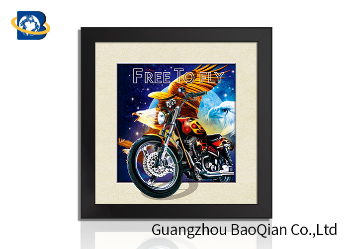 40x40cm Customised Decorative Pictures 3D Lenticular Printing Service PS Frame For Gift