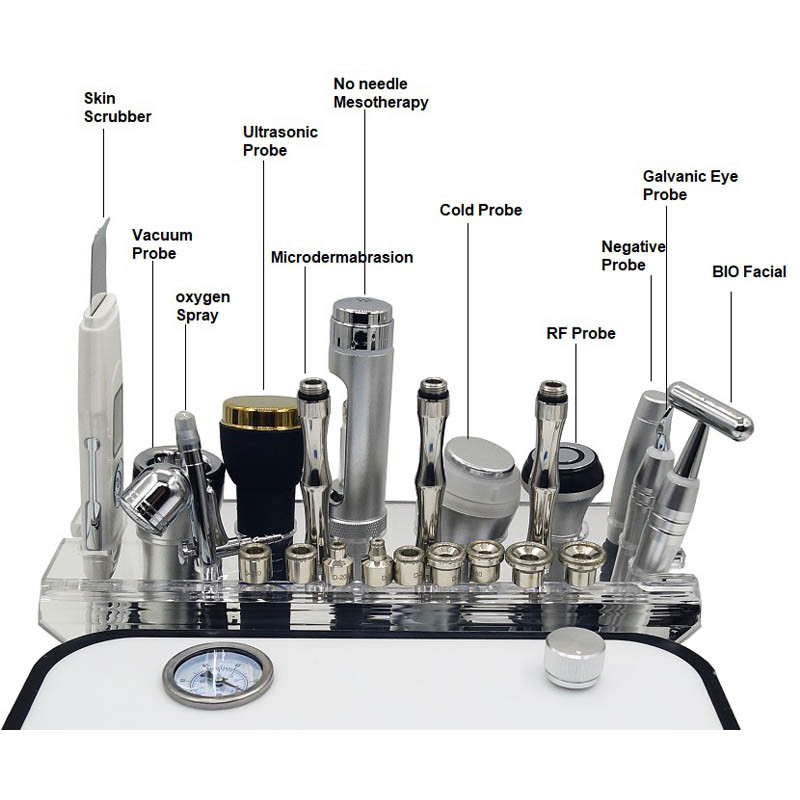 11 In 1 Multifunctional Facial Machine Dermabrasion Microwave Ultrasound Face Lift