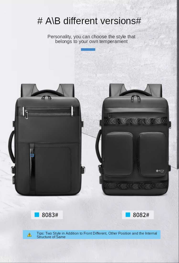ISO9001 Multifunctional Oxford Business Trip Backpack 30*27*46cm
