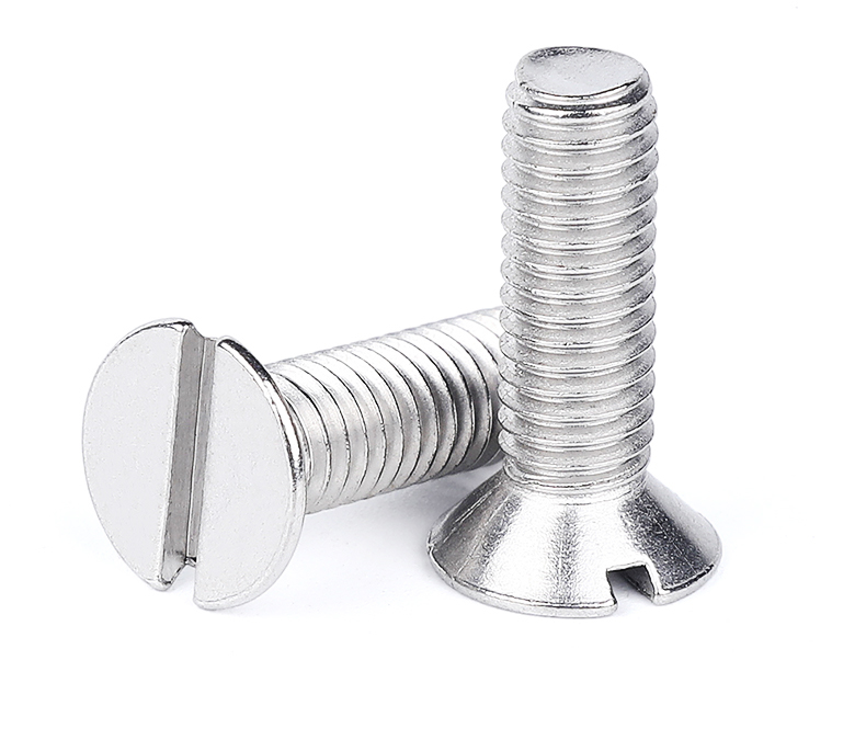 Supplier GB68 DIN963 Stainless Steel Machine Flat Head Micro Screwsstuds