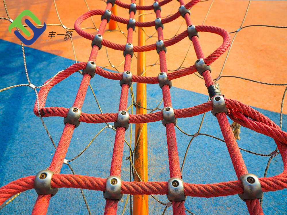 Rainbow Steel Reinforced Rope 6 Strands Polyester Combination