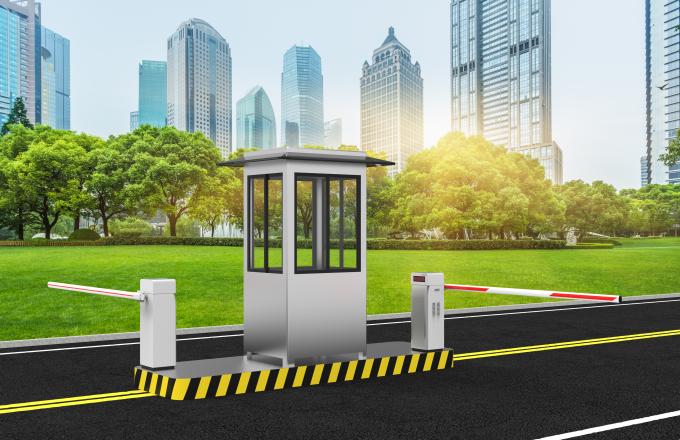 outdoor 6meter Straight Security Car Parking Barrier Gate Boom Gate 120w 5