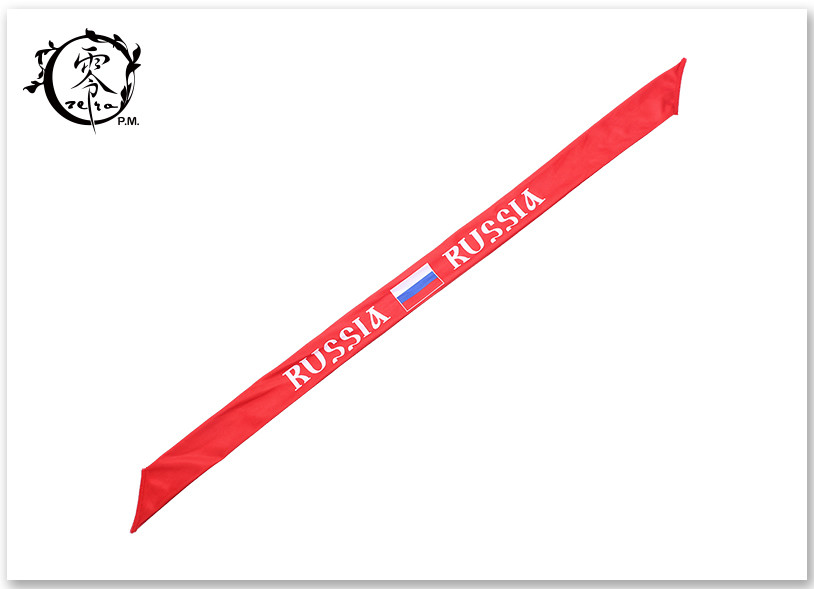 Colorful Design World Cup Russia Flag Logo Headband Wrist Band Hair Band with Custom Logo