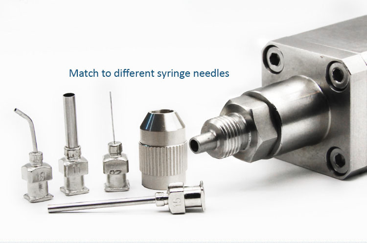 Small Size Fluid Dispensing Valves Lightweight Draw Back Glue Valve