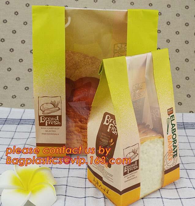 wax coated bag pe coated bag central strip window bag side window bags perforated bag crip hot bag grill/chicken bag