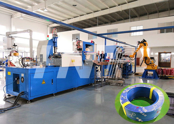 Cable Wire Coil Binder With Shrink Film For Building Wire Cables Round Or Flat Cables Diameters 3mm To 20mm