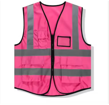 Reflective Vest Safety Vest Jacket Strip Personal Security Construction High Visibility Work Safety Reflective Clothing