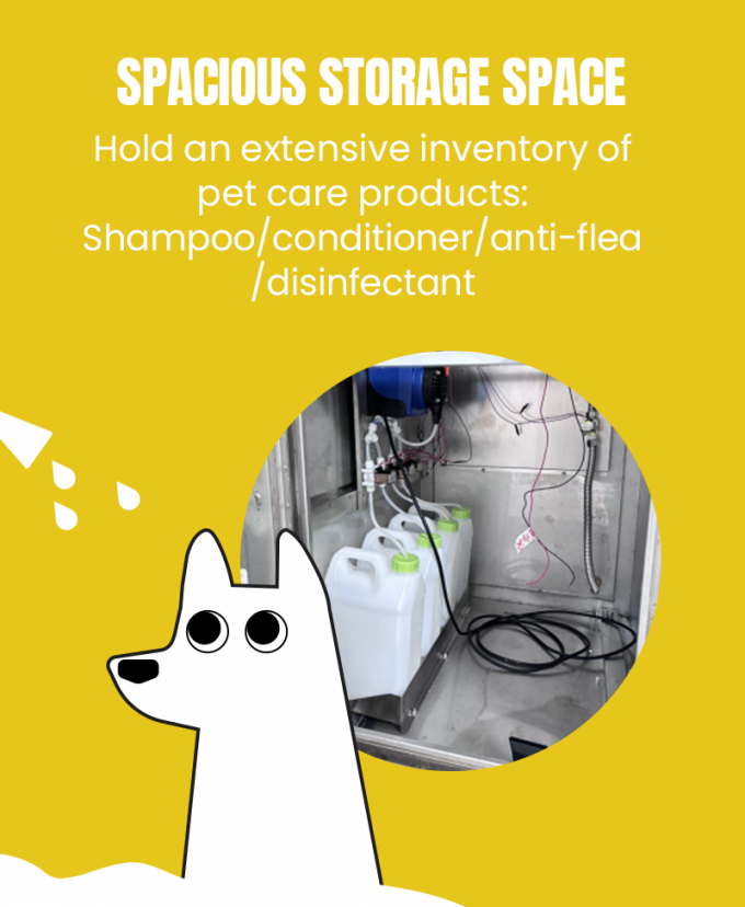 Durable Self Service Vending Machines Designed for Outdoor Dog Wash with Adjustable Hot Water Temperature and Two Speed Dryer