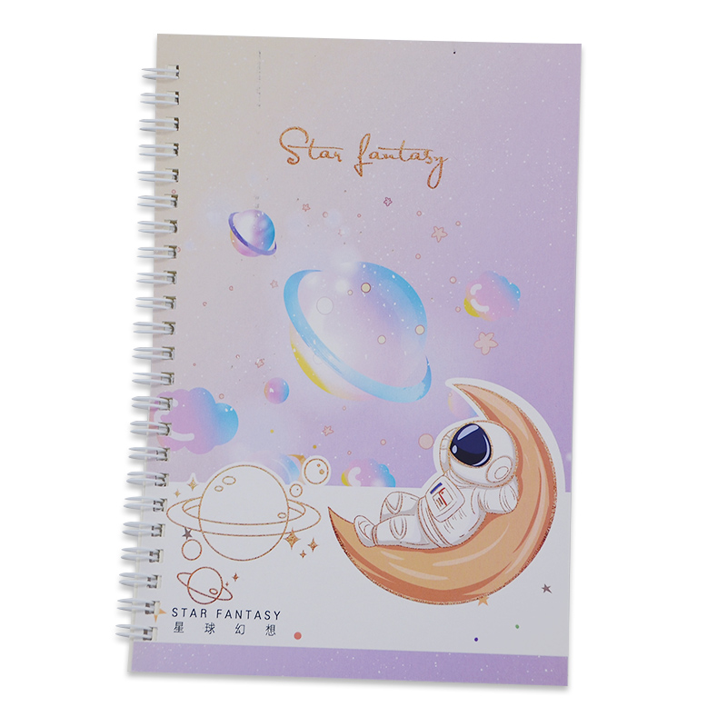 Customized School Student Environmentally Spiral Hardcover Nurses Notebook Professional Notebook Journal