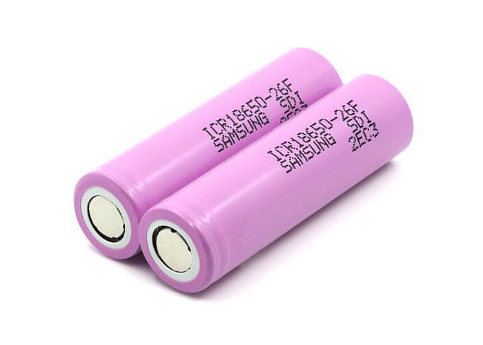 High Capacity Lithium Ion Cells / Samsung Li Ion Cells ICR18650-26F Lightweight