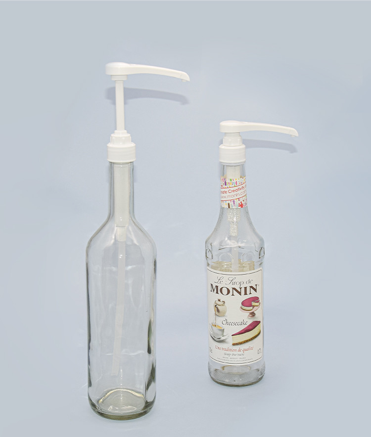 Food Grade 5ml 8ml 10ml Syrup Dispenser Pump Honey / Juice 31-410 Narrow Head