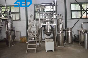 Food Chemical Industry Vacuum Evaporating And Concentration Machine SUS Made