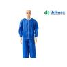 Buy cheap Non Woven Lab Coat With Zipper, Knitted Collar from wholesalers