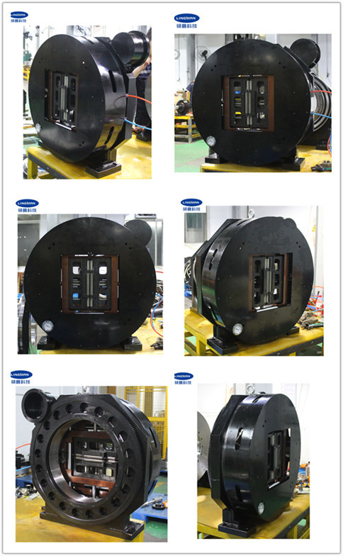 Lingman F130JF Pneumatic CNC Chuck For Tube Cutting Machine