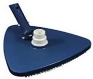 Triangular Liner Swimming Pool Accessories Vacuum Head With Swivel Cuff