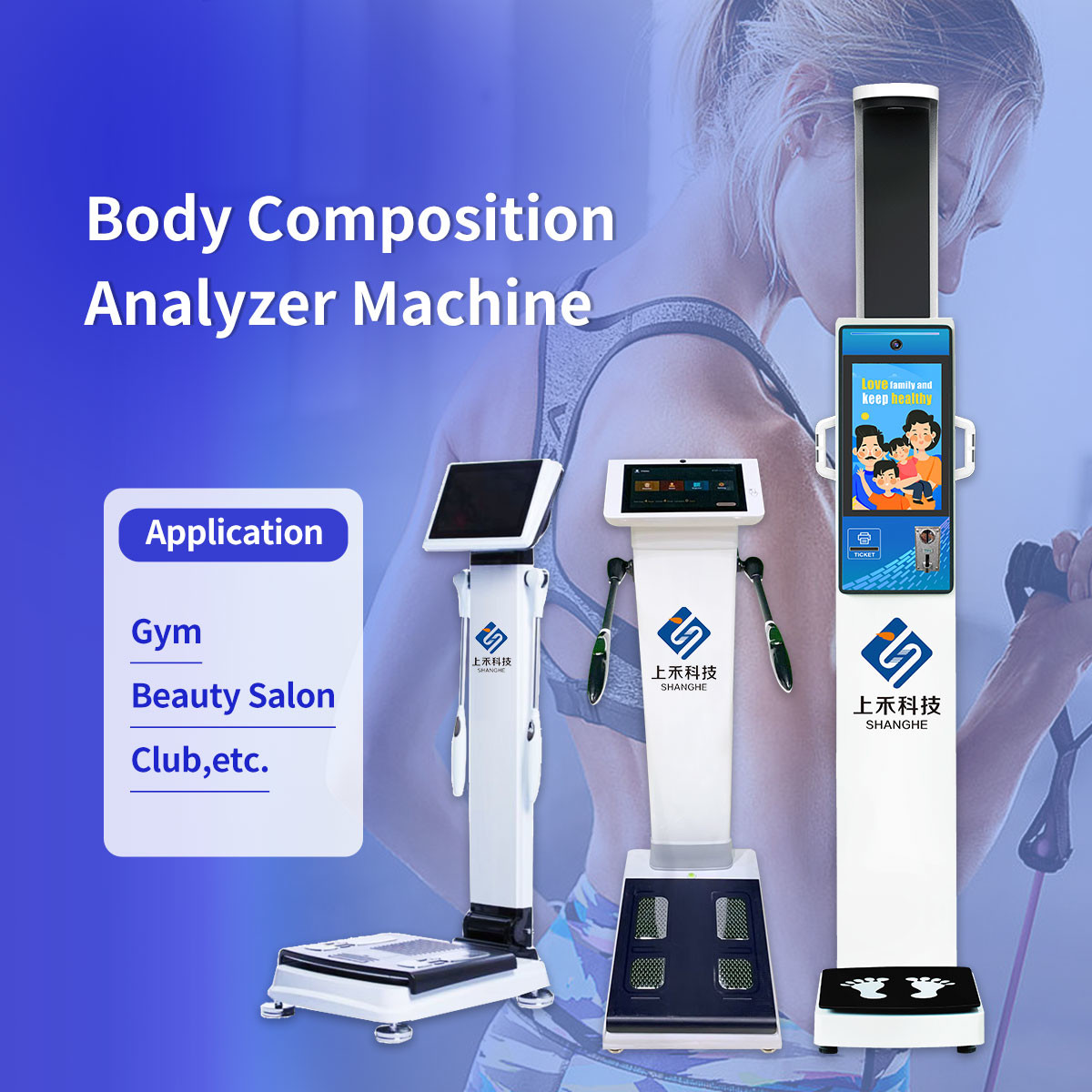 Electronic Height Weight Fat and BMI Health Scale and Fat Analysis