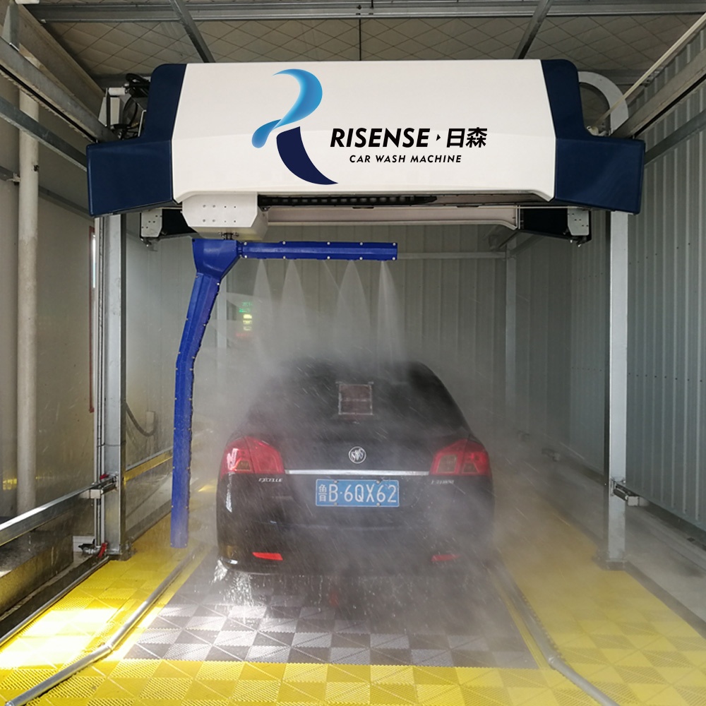 HP231 Unattended Touchless Car Wash Machine with Dryer and Bright Wax Spray System